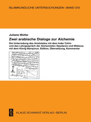 cover image of Zwei arabische Dialoge zur Alchemie